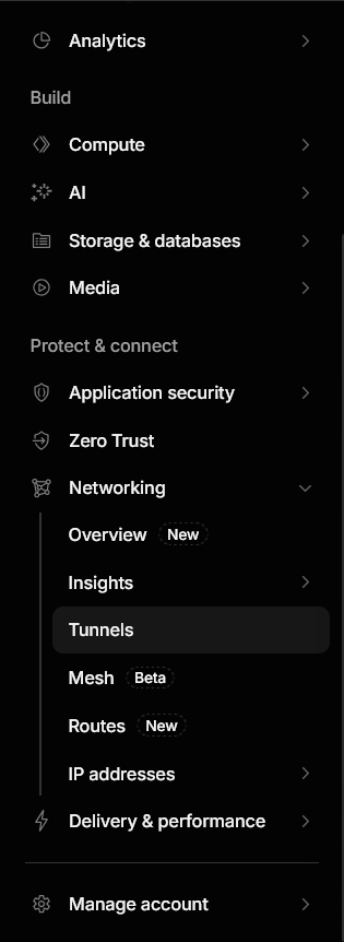 Cloudflare Tunnel installation