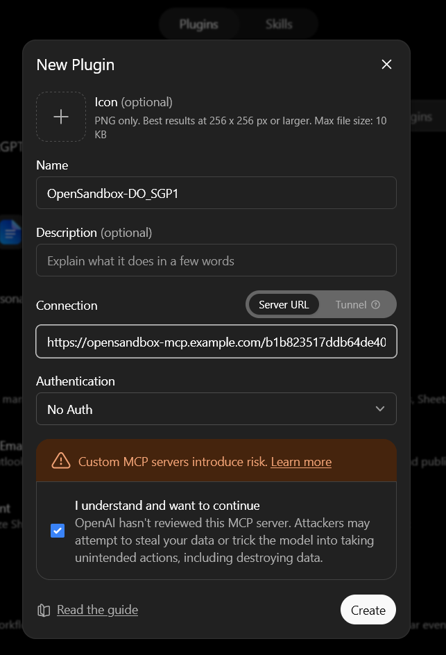 Create the ChatGPT plugin